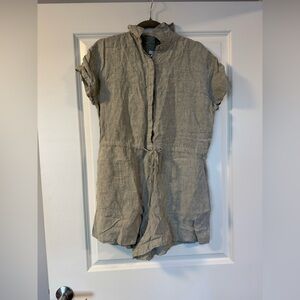 C&C California grey linen jumpsuit